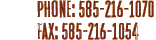 Phone: 585-271-4650  Fax: 585-271-0270